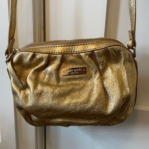 Kate Spade Gold Cross Body Bag